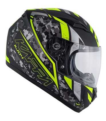 Motorcycle kid helmet Kappa KJ04 EVO PROX black yellow matt