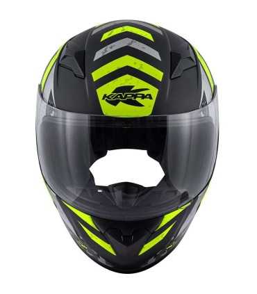 Motorcycle kid helmet Kappa KJ04 EVO PROX black yellow matt