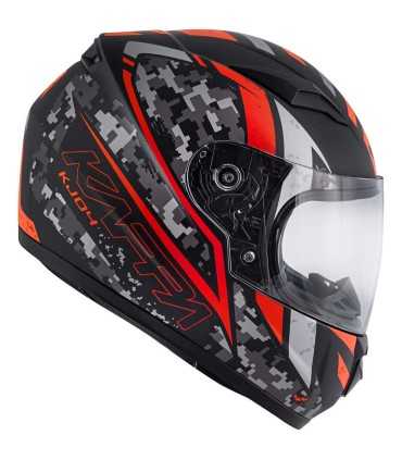 Motorcycle kid helmet Kappa KJ04 EVO PROX black red matt