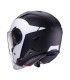 Casque Caberg Soho Milano blanc noir matt