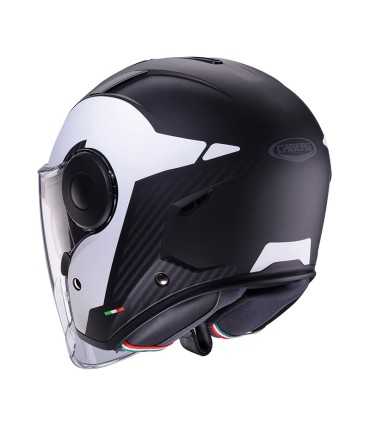 Casco Caberg Soho Milano nero bianco opaco