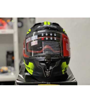 Casco moto LS2 FF327 Challenger Spin giallo