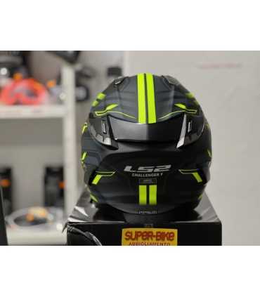 Casco moto LS2 FF327 Challenger Spin giallo