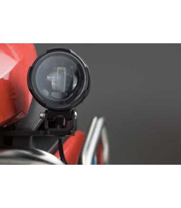 SW-Motech EVO kit de feux anti-brouillard. Noir Honda CRF1000L Africa Twin (15-) sans crashbar