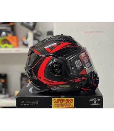 Casco LS2 FF901 Advant X Future carbon rosso