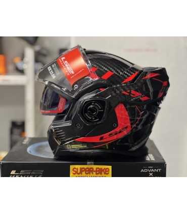 Casco LS2 FF901 Advant X Future carbon rosso