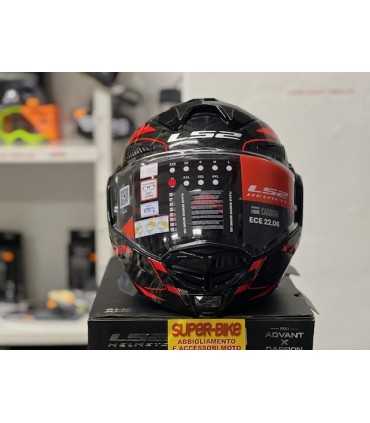 Casco LS2 FF901 Advant X Future carbon rosso