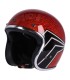 Casque Jet 13 1/2 Skull Bucket FLAKE AMBER