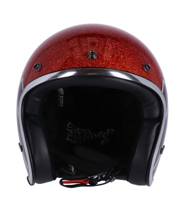 Casque Jet 13 1/2 Skull Bucket FLAKE AMBER