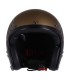 Casque Jet 13 1/2 Skull Bucket FLAMES MATT GOLD