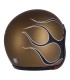 Jet 13 1/2 Skull Bucket FLAMES MATT GOLD