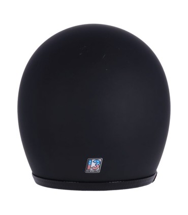 Jet helm 13 1/2 Skull Bucket schwarz matt