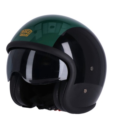 Casque Jet ROEG SUNDOWN noir vert