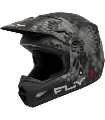 Casque cross Fly Racing Kinetic S.E. noir matt