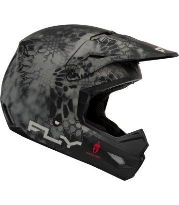 Casque cross Fly Racing Kinetic S.E. noir matt