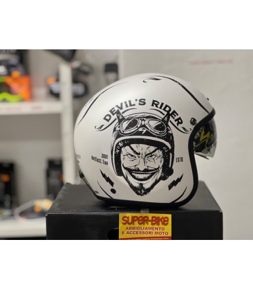 Casco jet Scorpion Belfast Evo Romeo bianco