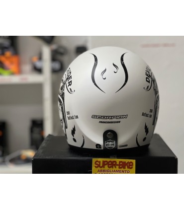 Casco jet Scorpion Belfast Evo Romeo bianco