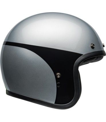 Casque Bell Custom 500 Chassis Gloss Silver Black