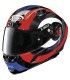 Casco integrale X-lite X-803 Rs U.C. HATTRICK 072 Rosso Blu