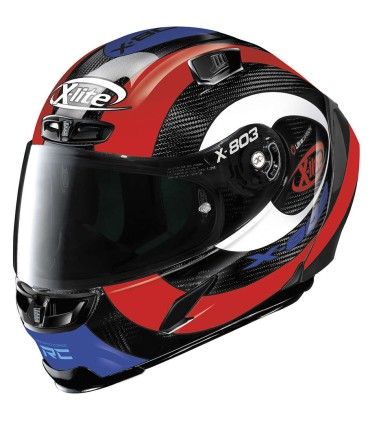 Casque X-lite X-803 Rs U.C. HATTRICK 072 Rouge bleu