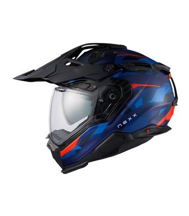 Helm Nexx X.Wed3 Trailmania blau rot matt