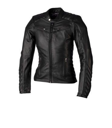 Veste en cuir femme Rst Roadster 3 noir