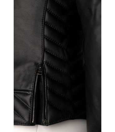 Veste en cuir femme Rst Roadster 3 noir