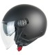 Helm jet Ska-P 1SHA ZEN mono schwarz matt