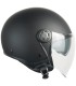 Casco jet Ska-P 1SHA ZEN mono nero opaco