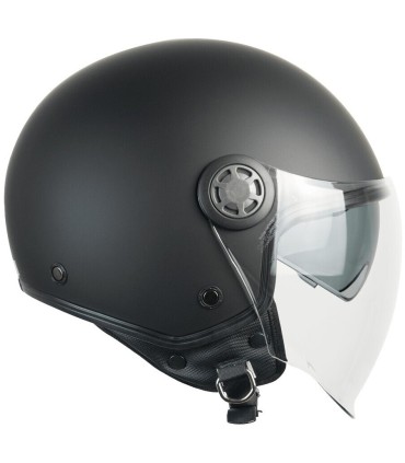 Casco jet Ska-P 1SHA ZEN mono nero opaco