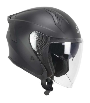 Jet helm Ska-P 1MHA Jedi schwarz matt