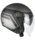 Casco jet Ska-P 1SHG ZEN City rosa opaco