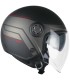 Casco jet Ska-P 1SHG ZEN City rosso opaco