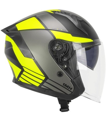 Jet helm Ska-P 1MHG Jedi Sport gelb matt