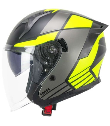 Jet helm Ska-P 1MHG Jedi Sport gelb matt