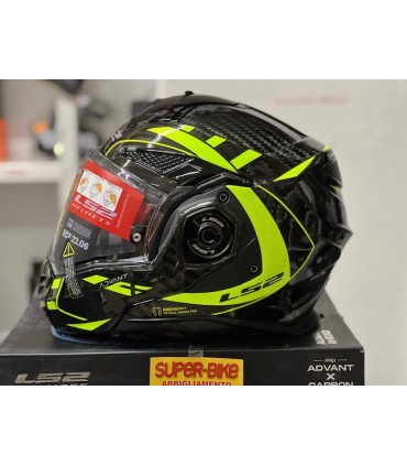 Casco LS2 FF901 Advant X Future carbon giallo