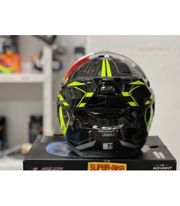 Casco LS2 FF901 Advant X Future carbon giallo