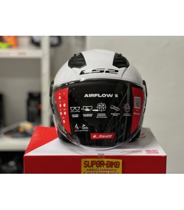 Casque jet LS2 OF616 Airflow 2 blanc