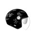 Casque jet Nexx X.G30 Tattoo noir blanc