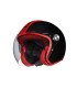 Casco jet Nexx X.G30 Cult SV nero rosso