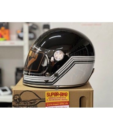 Casco integrale By City Roadster II Line nero bianco