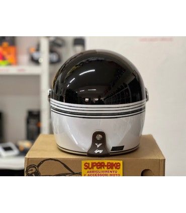 Casco integrale By City Roadster II Line nero bianco