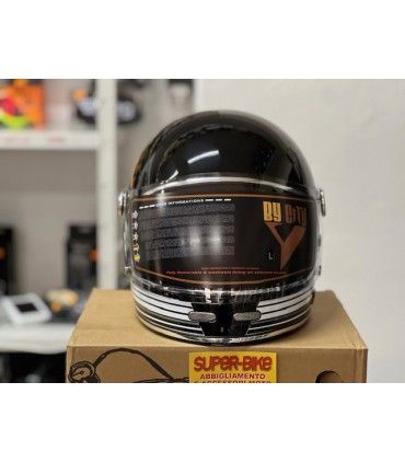 Casco integrale By City Roadster II Line nero bianco