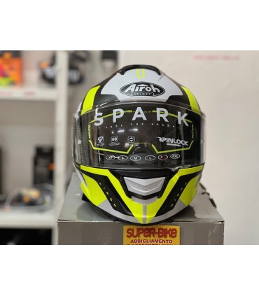 Airoh Spark Shogun yellow matt full face helmet