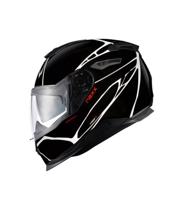 Casco Nexx Y.100 B-Side nero bianco