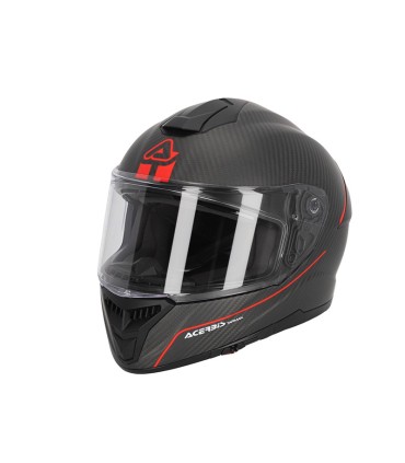 Casque Acerbis Tarmak noir rouge