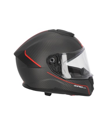 Casque Acerbis Tarmak noir rouge