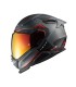 Casque Nexx X.WST3 Fluence gris rouge matt