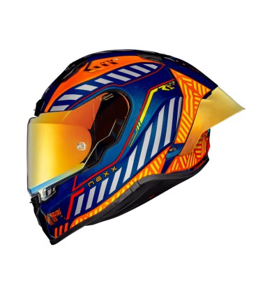 Casque moto Nexx X.R3R Out Brake orange