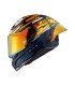 Casco moto Nexx X.R3R Glitch Racer arancione